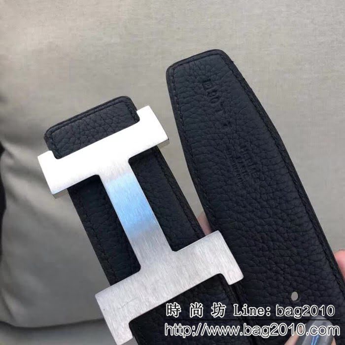 愛馬仕HERMES 專櫃原單 進口TOGO原版皮荔枝紋 高端男士皮帶 HHG1175